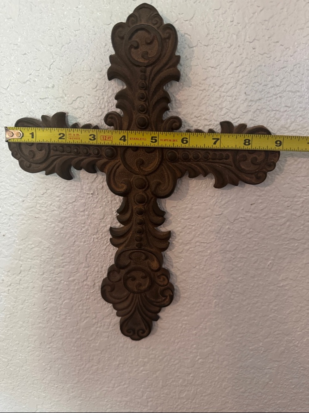 Iron Wall Cross - Classic Home Accent - Picture 5 of 5